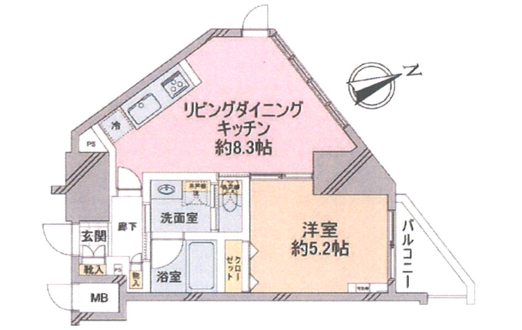 駒込駅 徒歩7分 構造:鉄筋コンクリート造建物面積:37.15平米 ( 11.23坪 )